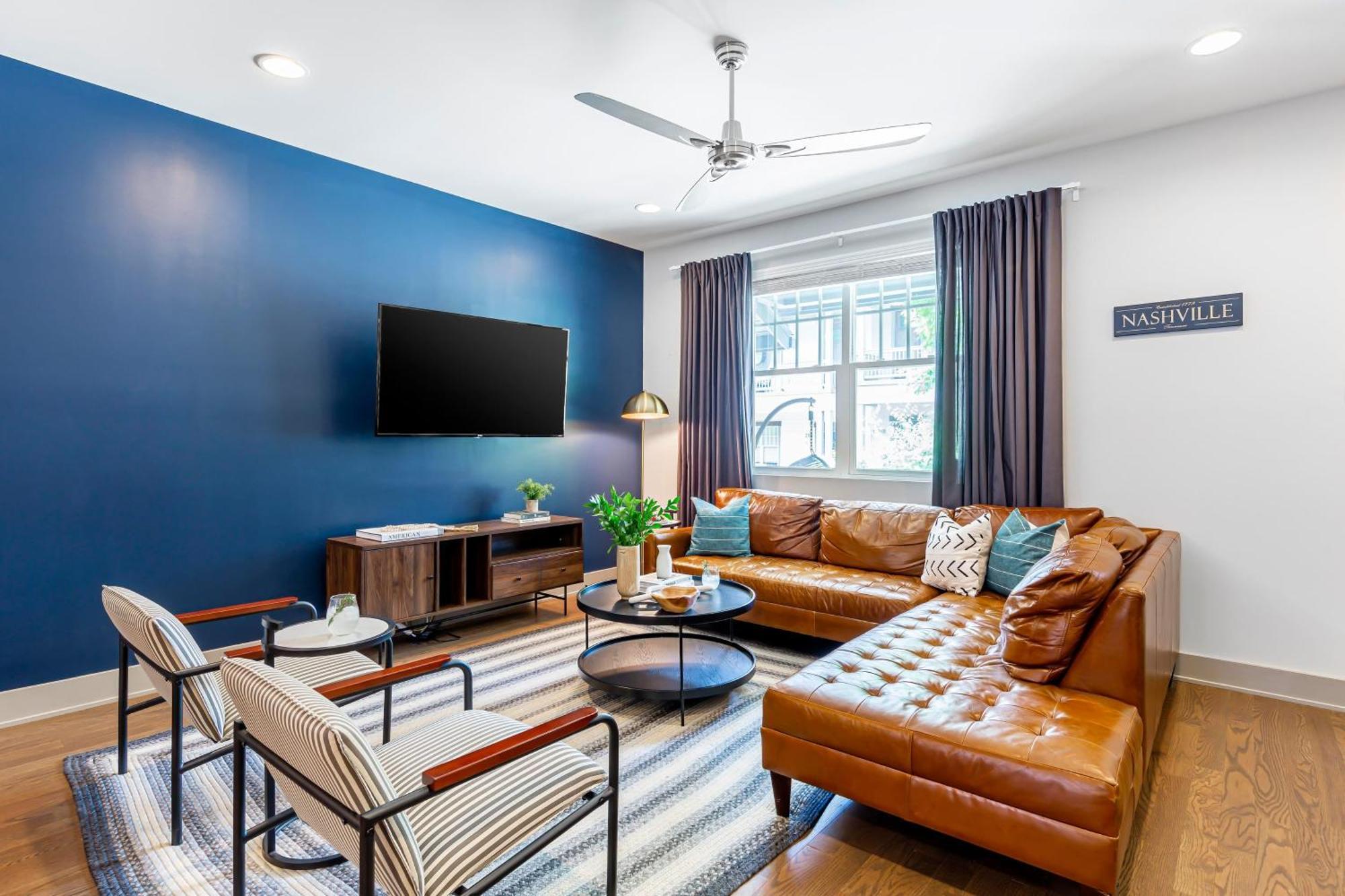 Waverly By Avantstay Nashville-Inspired Townhome W Luxury Kitchen Pool Table Eksteriør bilde